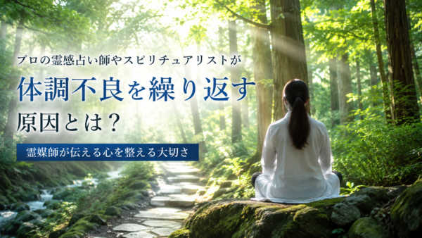 プロのヒーラー・霊感占い師・スピリチュアリストが体調不良を繰り返す本当の原因とは?